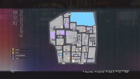 yakuza 0 kamurocho map